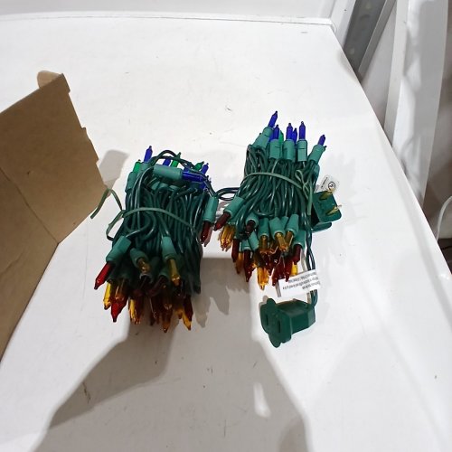 MINI STRING LED TWINKLING LIGHTS - 100 LIGHTS - 20FT 7.5" - MULTI-COLOUR image 3
