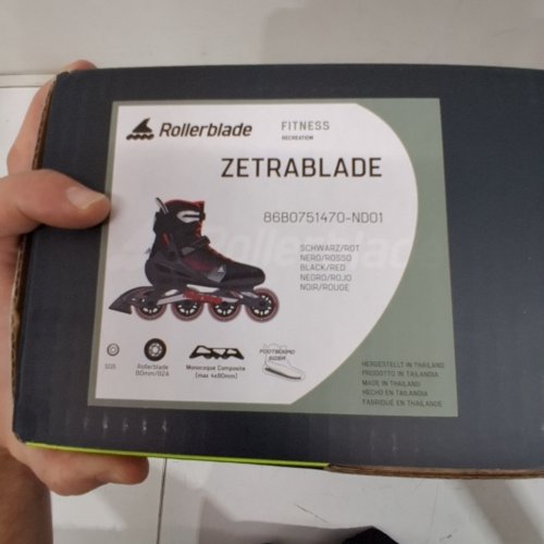 MEN'S ROLLERBLADE ZETRABLADE INLINE ROLLERBLADES WITH 80 MM WHEELS - MEN'S 11-11.5/WOMEN'S 12 - 12.5 - RED/BLACK image 5