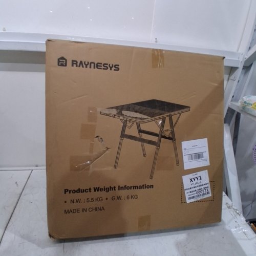 RAYNESYS FOLDABLE GRILL TABLE WITH MESH - 47.24" X 23.62" - BLACK (MODEL: P723314221472) image 4