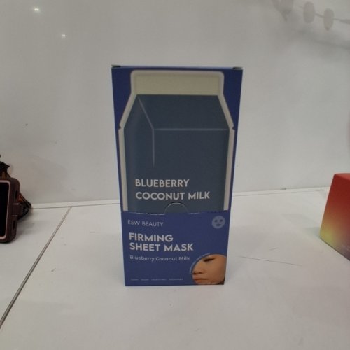10PK ESW BEAUTY BLUEBERRY COCONUT MILK FIRMING SHEET MASK image 3