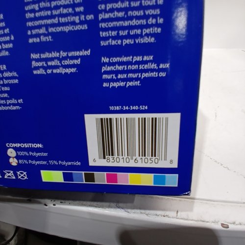 3PC VILEDA EASY WRING MOP REFILLS & SCRUB BRUSH HEAD image 2