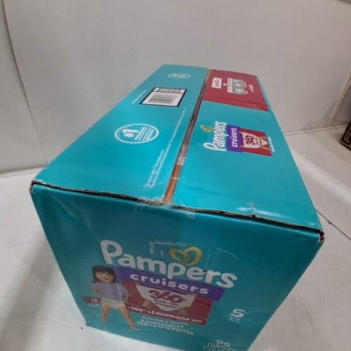 96PK PAMPERS PULL ON CRUISERS 360° GAP-FREE FIT DISPOSABLE BABY DIAPERS - SIZE 5 (27LBS+) image 2