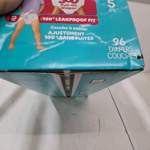 96PK PAMPERS PULL ON CRUISERS 360° GAP-FREE FIT DISPOSABLE BABY DIAPERS - SIZE 5 (27LBS+) image 3