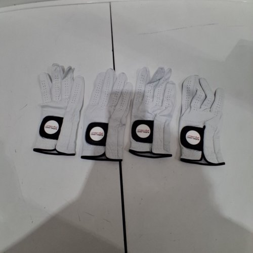 4PK KIRKLAND SIGNATURE PREMIUM CABRETTA LEATHER GOLF GLOVES - RIGHT HAND - MEDIUM/LARGE - WHITE (MODEL: 1819560) image 3