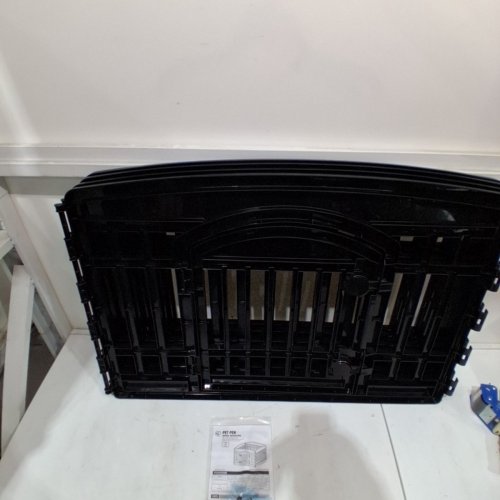 IRIS USA FOLDABLE 4-PANEL DOG PLAYPEN WITH DOOR - BLACK (MODEL: CL-604E) image 2