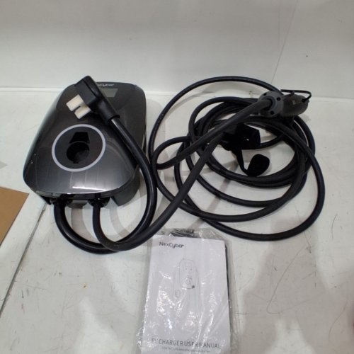NEXCYBER LEVEL 2 ELECTRIC VEHICLE CHARGER WITH SMART APP CONNECTIVITY - COMPATIBLE WITH ALL J1772 VEHICLE MODELS - 11 KW 240VAC 48A - BLACK (MODEL: ZB04-U011KBH-F017) image 2