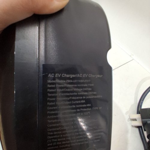 NEXCYBER LEVEL 2 ELECTRIC VEHICLE CHARGER WITH SMART APP CONNECTIVITY - COMPATIBLE WITH ALL J1772 VEHICLE MODELS - 11 KW 240VAC 48A - BLACK (MODEL: ZB04-U011KBH-F017) image 7