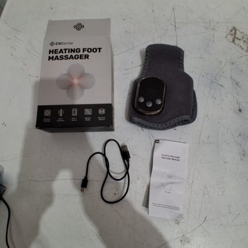 3-IN-1 ELECTRIC FOOT MASSAGER/HEATING PAD - GREY/BLACK (MODEL : XBL-8688B) image 3