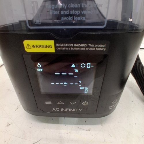 AC INFINITY CLOUDFORGE T3 ENVIRONMENTAL SMART CONTROLS VAPORIZING ENVIRONMENTAL PLANT HUMIDIFIER - 4.5L - BLACK (MODEL: AC-CFT3) image 2