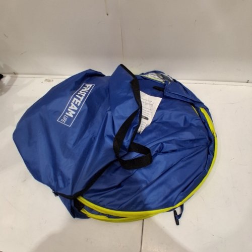 FRUITEAM POP UP PORTABLE PRIVACY CHANGING /SHOWER TENT - 47" X 47" X 76" - BLUE/YELLOW image 2