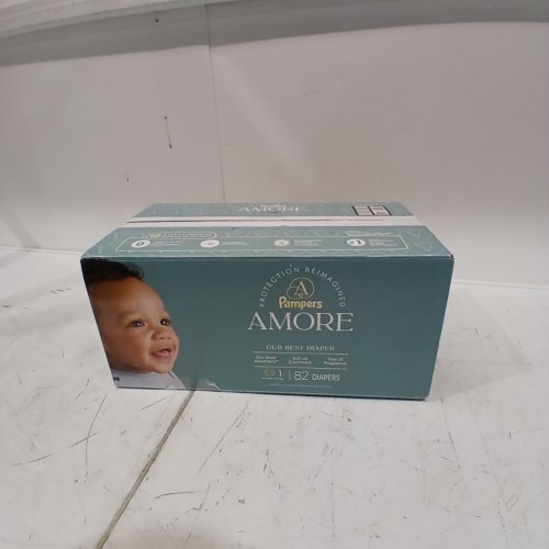 82PK PAMPERS AMORE MOST ABSORBENT AND BEST DIAPER - SIZE 1 - WHITE (UPC: 03077224453) image 3