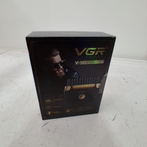 VGRCORDLESS HAIR STRAIGHTENER BRUSH UP TO 180°C - BLACK/GOLD (MODEL:V-585) image 5