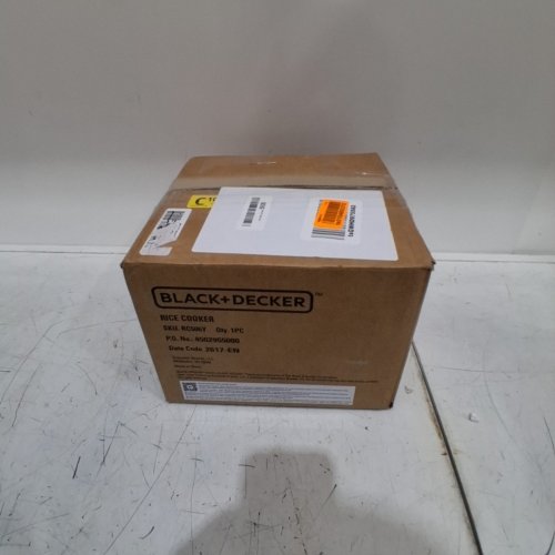 BLACK+DECKER RICE COOKER WITH STEAMING BASKET - 6 CUPS - BAKED STONE (MODEL: RC506Y) image 5