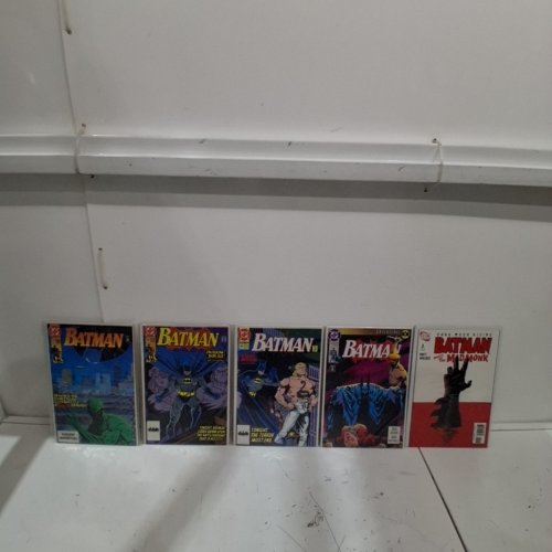 10 ASSTD DC COMIC BOOKS - BATMAN AND THE MAD MONK #2,3,5, BATMAN JOURNEY INTO KNIGHT #12, BATMAN LEGENDS OF THE DARK KNIGHT #23, BATMAN #468,471,493,469, AND JEMM SON OF SATURN #1 -VARIOUS AUTHORS image 3