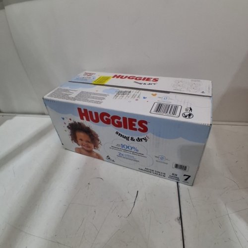 88PK HUGGIES SNUG & DRY BABY DIAPERS - SIZE 7 image 4