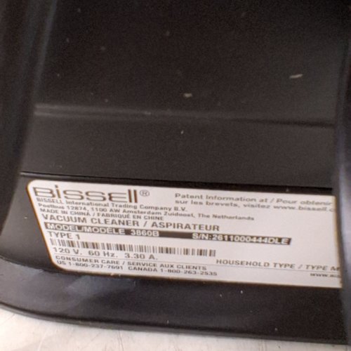 BISSELL LITTLE GREEN PET MAX PORTABLE CARPET CLEANER (MODEL: 3860B) image 7