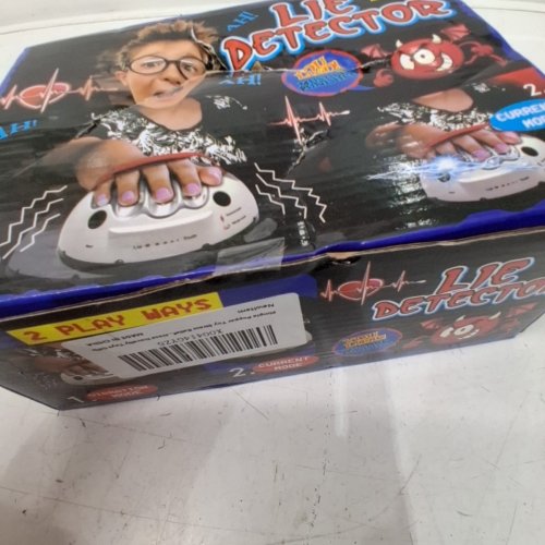 TRUTH MACHINE - MICROCURRENT ELECTRIC SHOCK LIE DETECTOR - POLYGRAPH TEST - WHITE/RED(MODEL: 85103) image 3