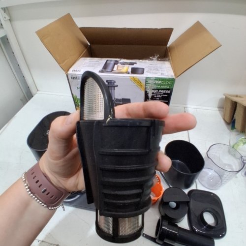 NINJA NEVER CLOG COLD PRESS JUICER - 150W - BLACK (MODEL: 2555552/JC155CCO) image 4