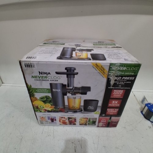 NINJA NEVER CLOG COLD PRESS JUICER - 150W - BLACK (MODEL: 2555552/JC155CCO) image 8