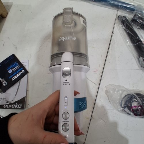 EUREKA 2-IN-1 RAPIDCLEAN PRO LIGHTWEIGHT CORDLESS STICK VACUUM - WHITE/BLUE (MODEL: NEC280TLC) image 2