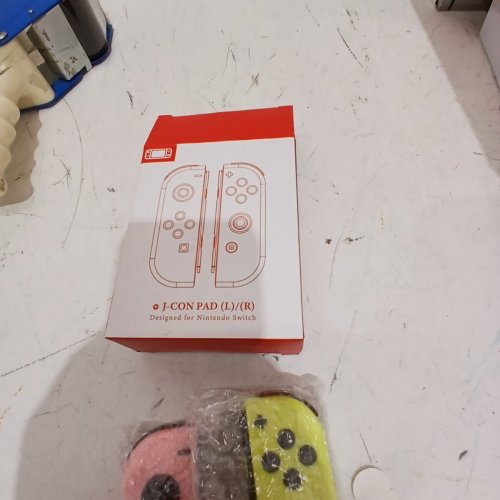 2PC ZNIKVW JOY-CON THIRD PARTY J-CON PADS CONTROLLERS (L/R) FOR NINTENDO SWITCH - LIGHT PINK/LIGHT YELLOW image 3