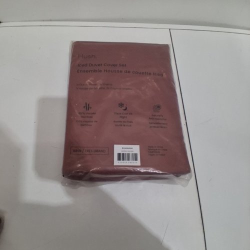 3PC HUSH ICED DUVET COVER SET - KING - ROSEWOOD (STYLE: 25ICEDVC-KG-RSW) image 2