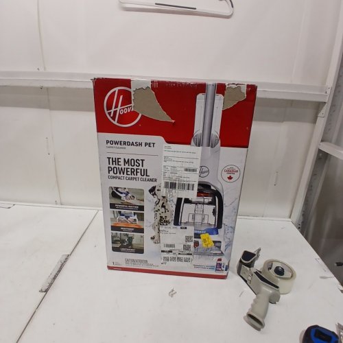 HOOVER CORDED POWERDASH PET COMPACT LIGHTWEIGHT CARPET CLEANER - WHITE/BLUE (MODEL: FH50705VCD) image 5