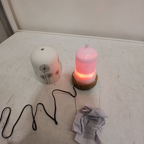 SCENTSATIONALS ULTRASONIC DIFFUSER WITH LED LIGHTS - 100 ML - WHITE/BROWN image 2