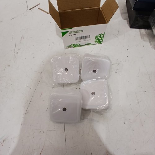 4PK LED PLUG-IN NIGHT LIGHT - DUSK TO DAWN SENSOR - WHITE (MODEL: 608) image 2