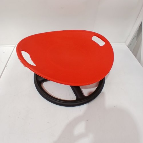 BALANCE / AUTISM SPINNING SENSORY CHAIR - 24" - RED/BLACK image 2