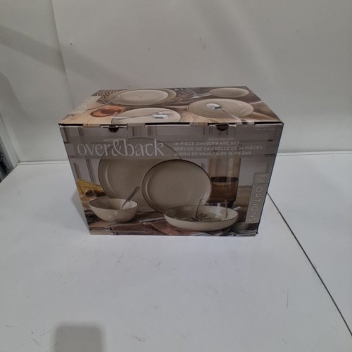 16PC OVER&BACK DINNERWARE SET - BEIGE image 7