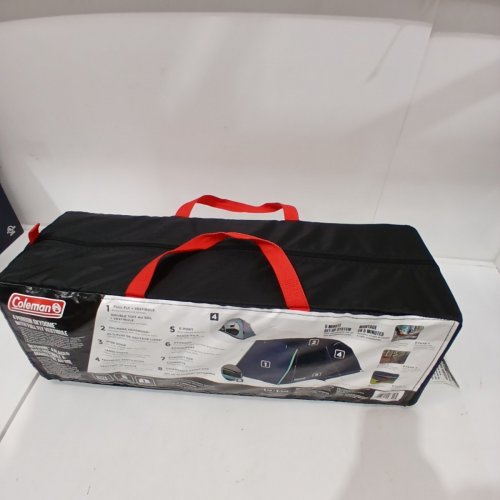 COLEMAN 4-PERSON MODIFIED DOME FULL FLY CAMPING TENT - 8FT X 4FT - BLUE (MODEL: 1985281) image 5
