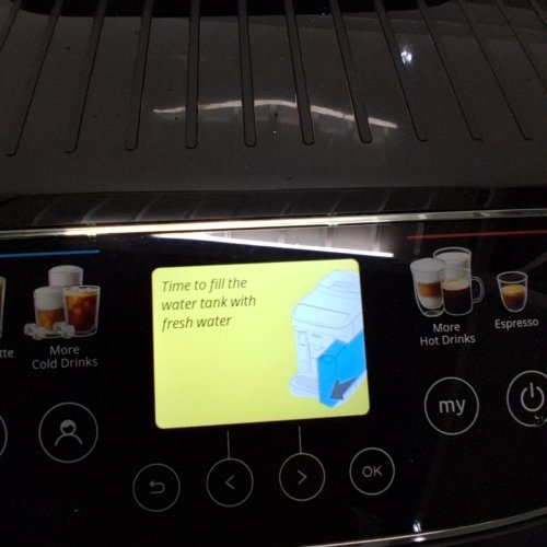 DELONGHI MAGNIFICA DUO AUTOMATIC ESPRESSO MACHINE, MILK FROTHER, 20 ONE-TOUCH RECIPES - SILVER - (MODEL:ECAM33080SXB) image 3