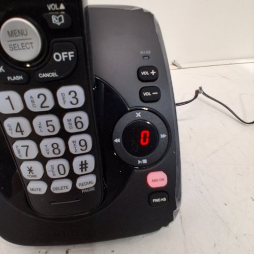 VTECH DECT 6.0 CORDLESS PHONE CALL ANSWERING SYSTEM WITH CALLER ID/CALL WAITING - BLACK (MODEL: CS6224-11) image 2