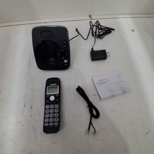 VTECH DECT 6.0 CORDLESS PHONE CALL ANSWERING SYSTEM WITH CALLER ID/CALL WAITING - BLACK (MODEL: CS6224-11) image 3