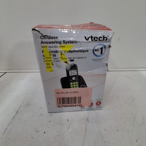 VTECH DECT 6.0 CORDLESS PHONE CALL ANSWERING SYSTEM WITH CALLER ID/CALL WAITING - BLACK (MODEL: CS6224-11) image 4