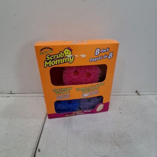 7PK SCRUB DADDY SCRUB MOMMY DUAL SIDED SCRUBBER AND SPONGE - MULTIPLE COLORS image 4