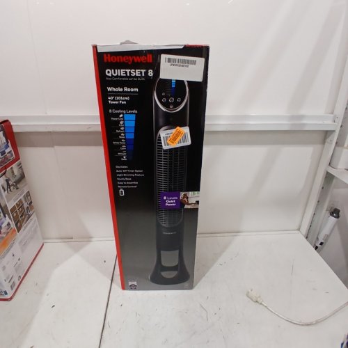 HONEYWELL QUIETSET WHOLE ROOM 40" TOWER FAN WITH OSCILLATION AND REMOTE CONTROL, SLIM PROFILE - BLACK (MODEL: HYF290BC) image 6