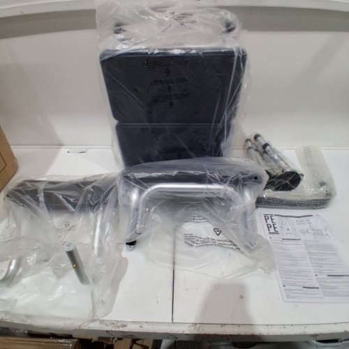 PEPE MOBILITY TUB TRANSFER BENCH WITH ADJUSTABLE HEIGHT - 33"-37" -220LBS MAX - BLACK (MODEL: 2806) image 3