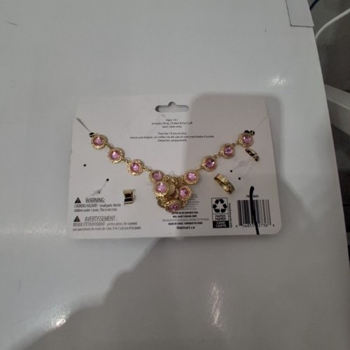 3PC WAY TO CELEBRATE! JEWELRY ACCESSORY SET - OSFM - GOLD PINK image 3