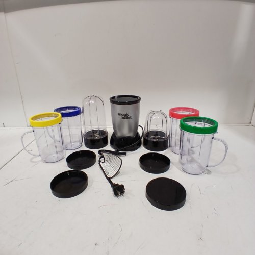 13PC MAGIC BULLET PERSONAL BLENDER SET - SILVER (MODEL: MB1001S) image 3