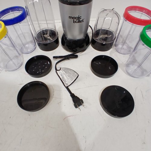 13PC MAGIC BULLET PERSONAL BLENDER SET - SILVER (MODEL: MB1001S) image 4