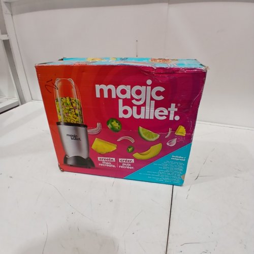 13PC MAGIC BULLET PERSONAL BLENDER SET - SILVER (MODEL: MB1001S) image 6