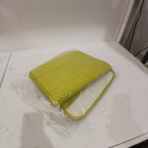 4PC MICROFIBER NON SLIP BATHMAT SET - GREEN image 3
