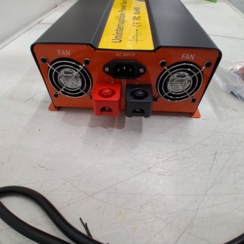 PURE SINE WAVE POWER INVERTER AND UPS CHARGER UNINTERRUPTIBLE POWER SOURCE - 12V - 2000W - BLACK/ORANGE (MODEL: REPU 2000) image 5