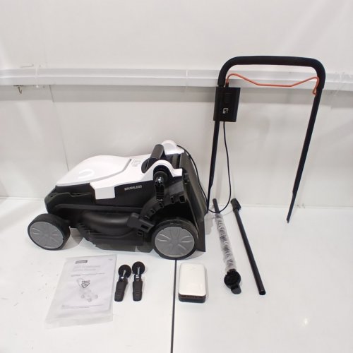 LITHELI CORDLESS BRUSHLESS LAWN MOWER WITH 20V BATTERY - 13" - WHITE/BLACK (MODEL: U20LM00-0A120) image 3