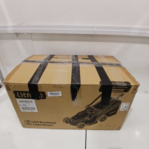 LITHELI CORDLESS BRUSHLESS LAWN MOWER WITH 20V BATTERY - 13" - WHITE/BLACK (MODEL: U20LM00-0A120) image 10