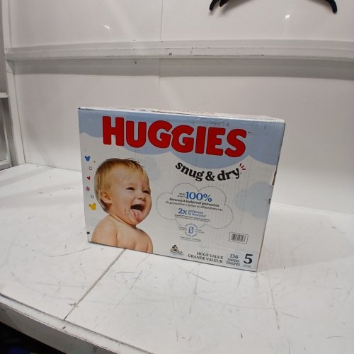 136PK HUGGIES DISNEY BABY SNUG AND DRY DISPOSABLE DIAPERS - SIZE 5 (27LB+) image 2