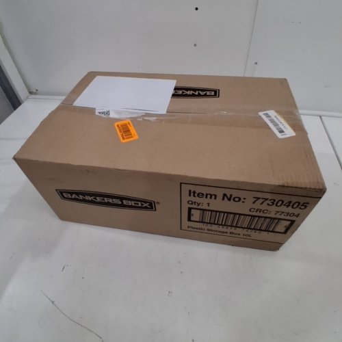 BANKERS BOX STACKABLE PLASTIC STORAGE BOX - 10L - CLEAR (MODEL: ‎7730405) image 3