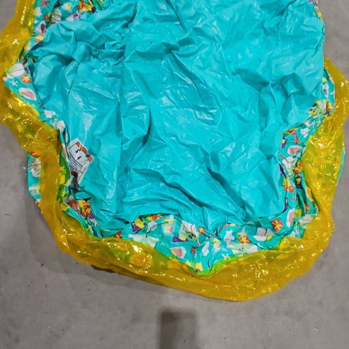 BLUESCAPE GREEN TROPICAL 3-RING INFLATABLE SWIMMING POOL FOR KIDS - 65" - BLUE/YELLOW image 3